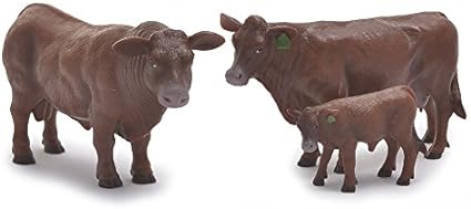 TOY RED ANGUS Bull 1/16