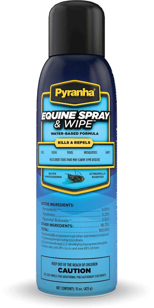 Pyranha Equine Spray & Wipe 15oz