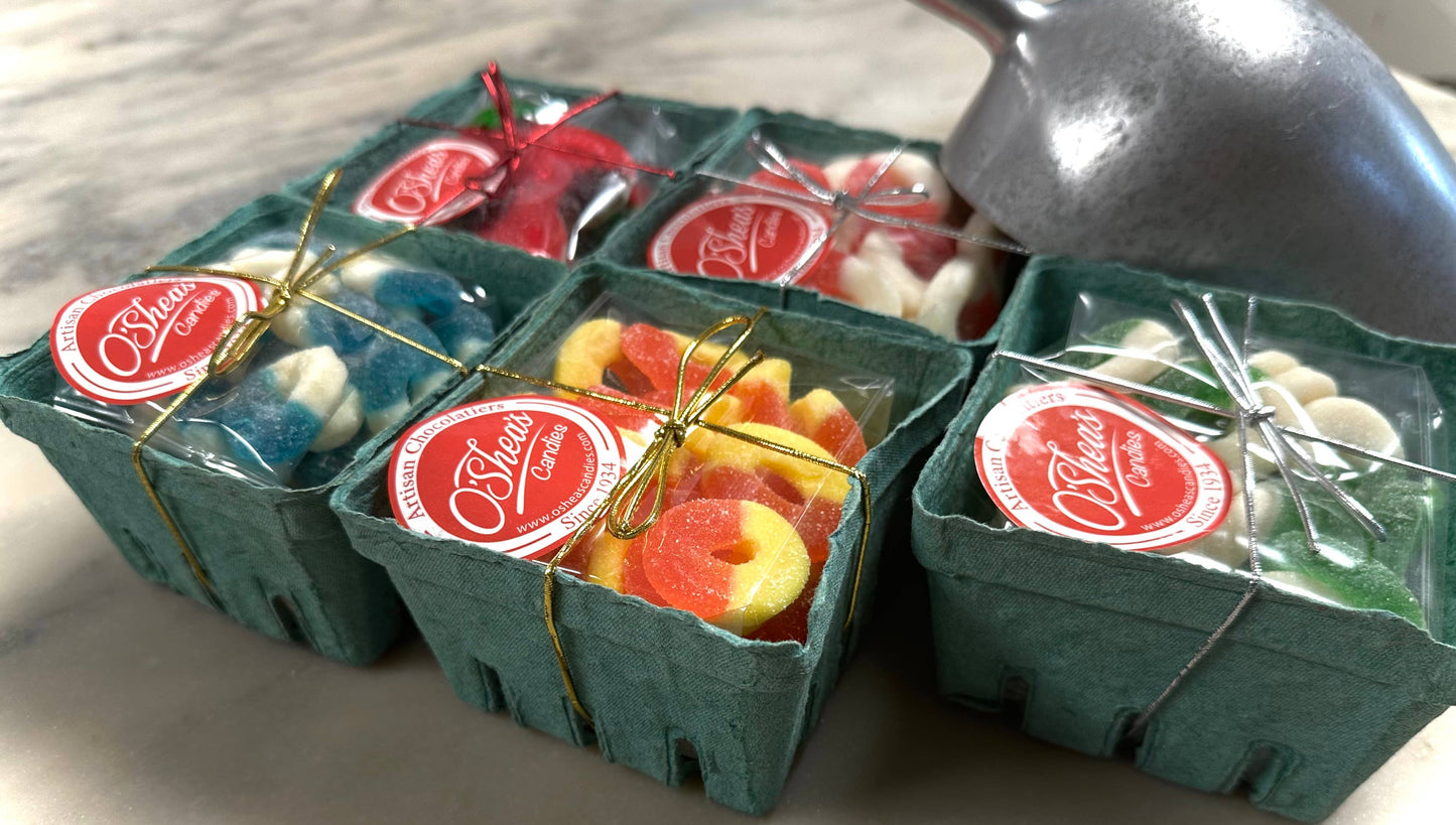 Farmer Market Style Gummy 🍉Watermelon RINGS w/Basket 1/2LB