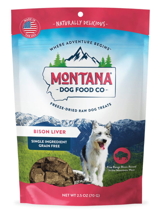 Montana Dog Bison Liver Treats