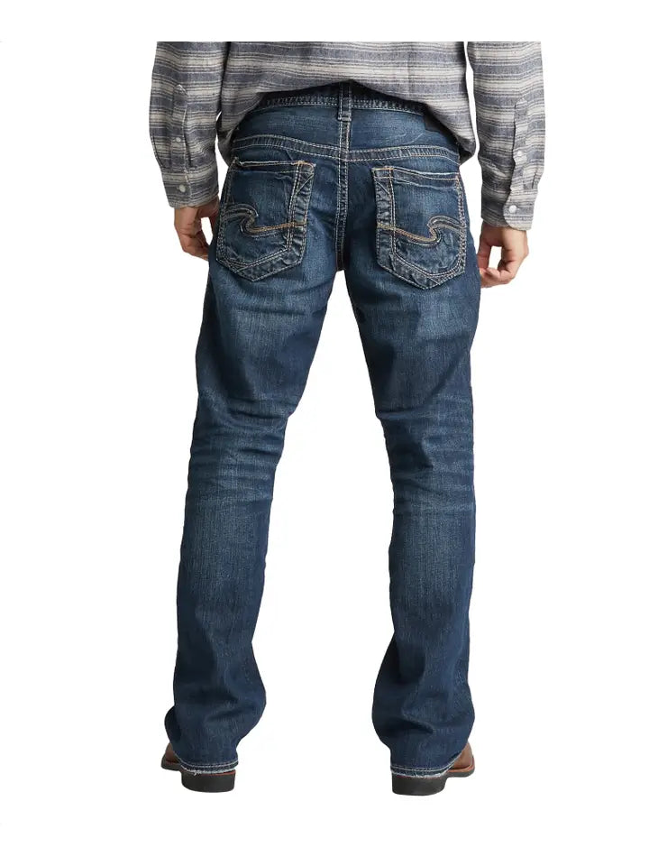 Silver Jeans Co. Men's Gordie Relaxed Straight Jeans SMC406