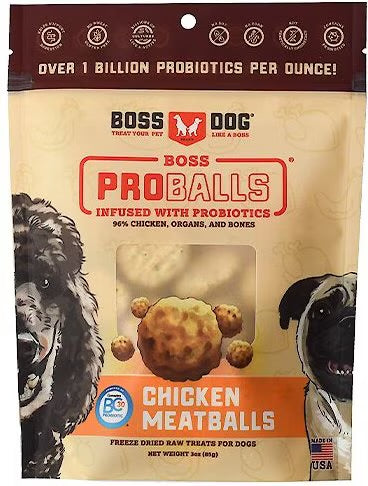Treat Meatballs Chicken Freeze Dried 3oz.