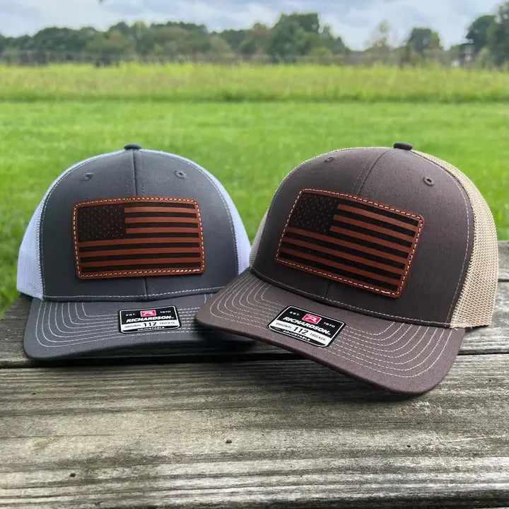 Custom Leather Patch Hat