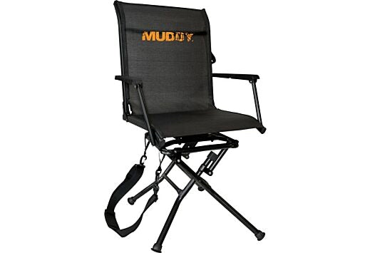 Muddy Swivel Ease Ground Seat Black Steel