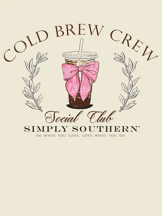 Simply Southern Coldbrew-Wisp Tan Tee