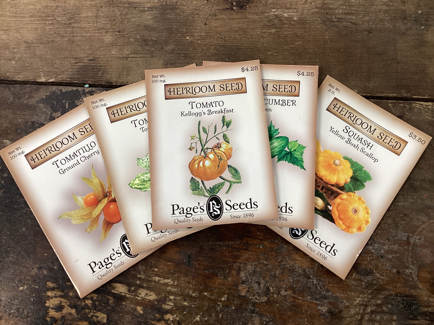 Page’s Heirloom Packaged Seeds