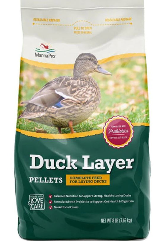 Manna Pro Duck & Goose Layer Pellets 8lbs.