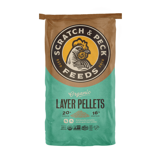 Scratch & Peck Organic Layer Pellet 35lbs