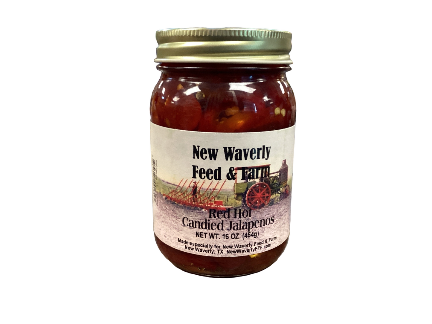 New Waverly Red Hot Candied Jalapeño 16oz
