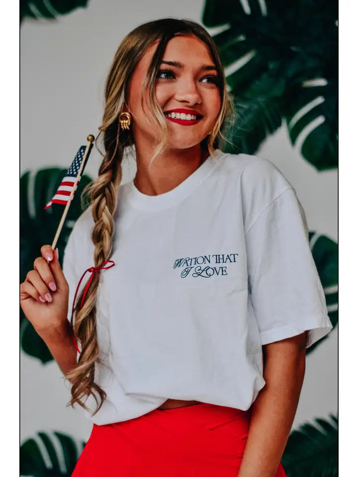 Southern Bliss Co. America the Bowtiful Tee