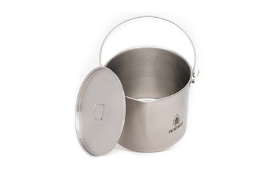 Pathfinder, 120oz Bush Pot/Lid Set, Stainless Steel