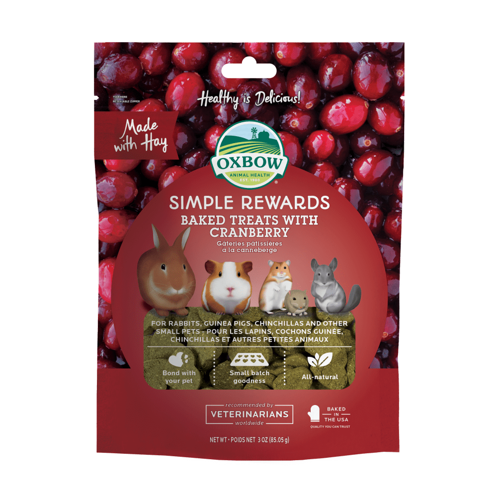 Simple Rewards Baked Treats with Cranberry Oxbow 2oz