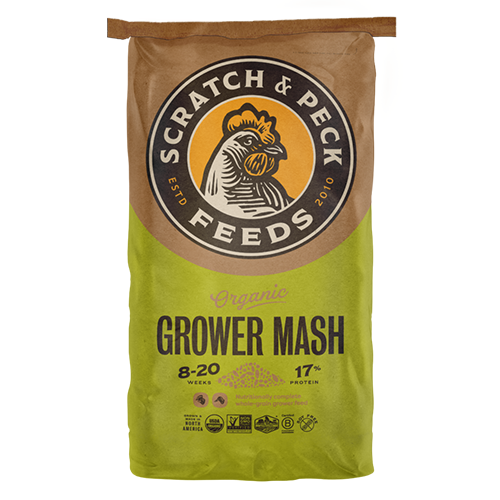 Organic Chicken Grower Mash - 10lb