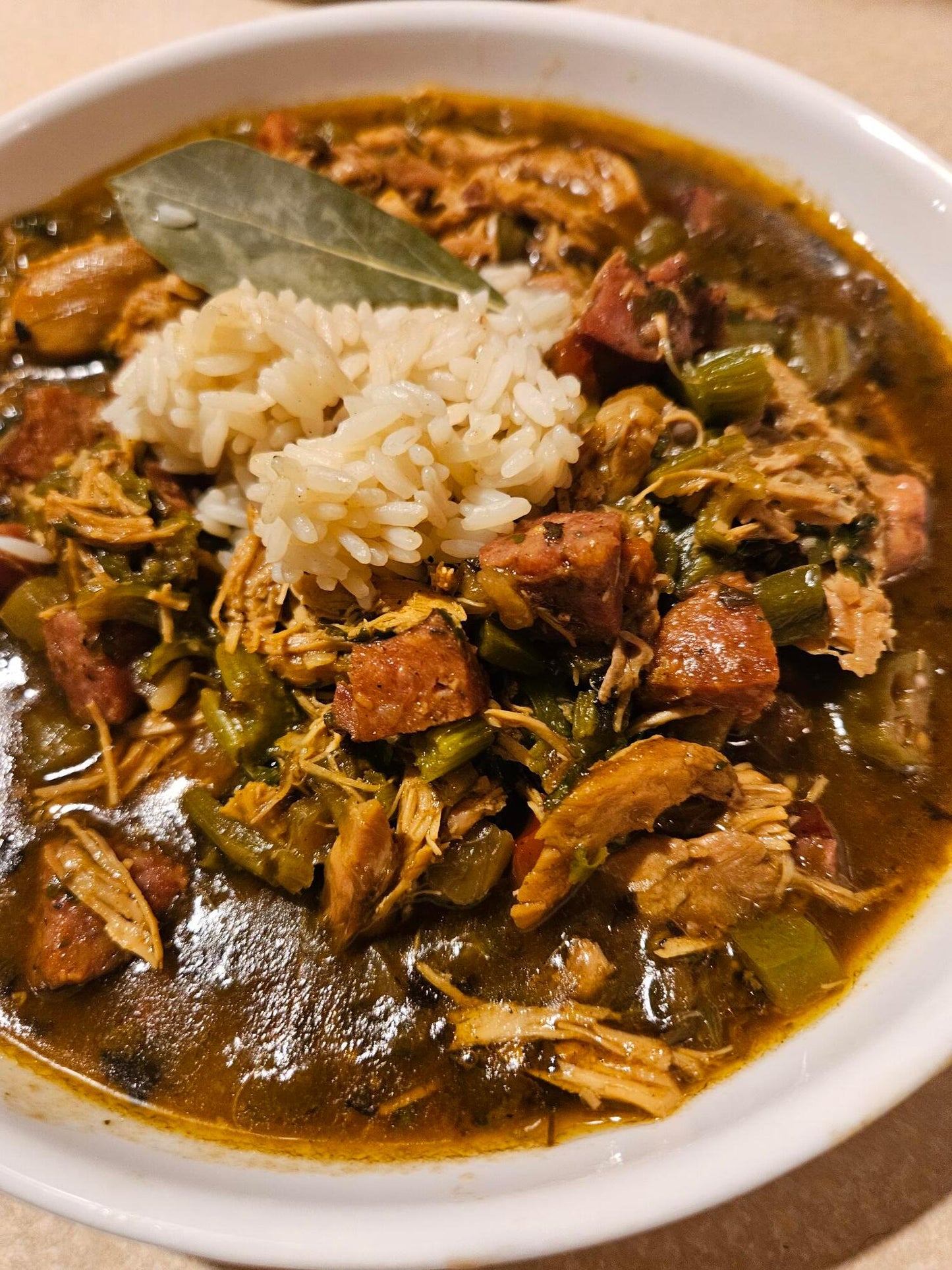 Chicken & Sausage Gumbo 32oz.