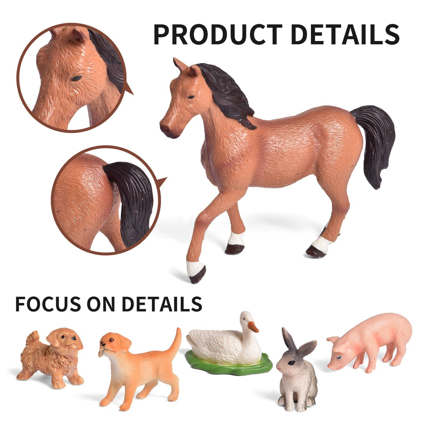 30 Pcs Advent Calendar Christmas Realistic Farm Toys