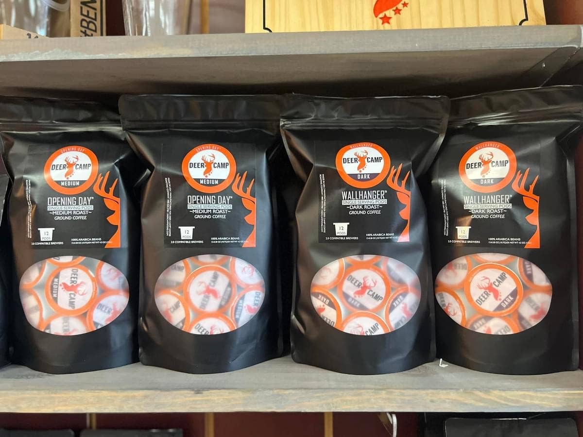 DEER CAMP® Coffee Wall Hanger™ Dark Roasted Coffee Pods