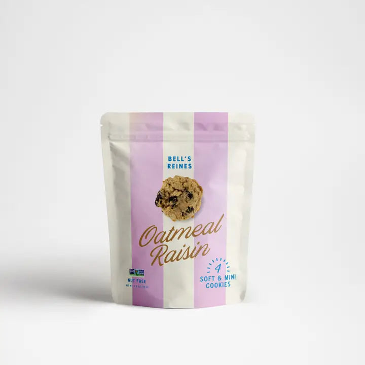 Bell’s Reines Mini Gourmet Oatmeal Raisin Cookie Snack Pack
