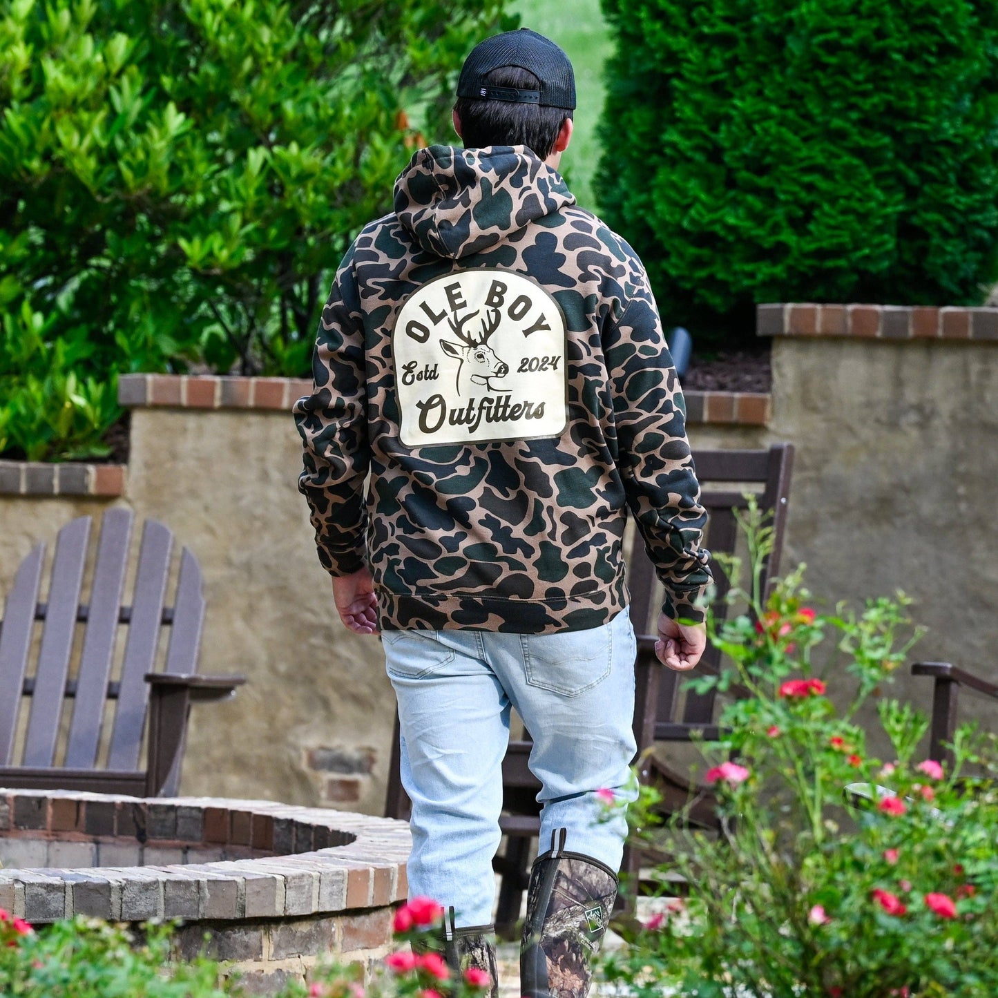 OLE BOY Camo Buck Hoodie