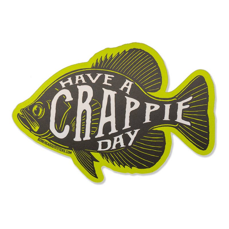 Crappie Day Sticker