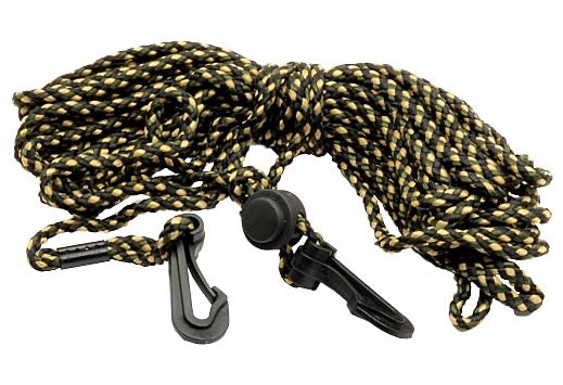 HME HOIST ROPE W/DUAL CLIPS BOW/GEAR 25'