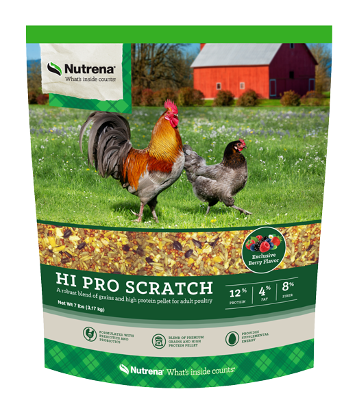 Premium scratch crafted with a robust blend of sunflower seeds, high-protein pellet and pre & probiotics