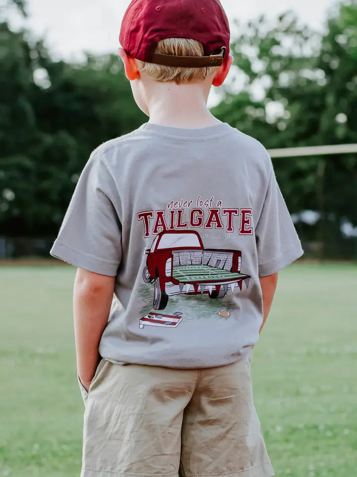 Never Lost A Tailgate Kid’S T-Shirt, Maroon