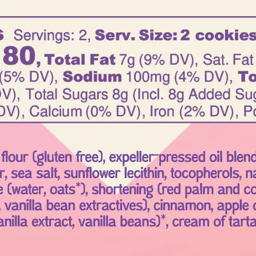 Bell’s Reines Mini Gourmet Gluten Free + Vegan Snickerdoodle Cookie Snack Pack