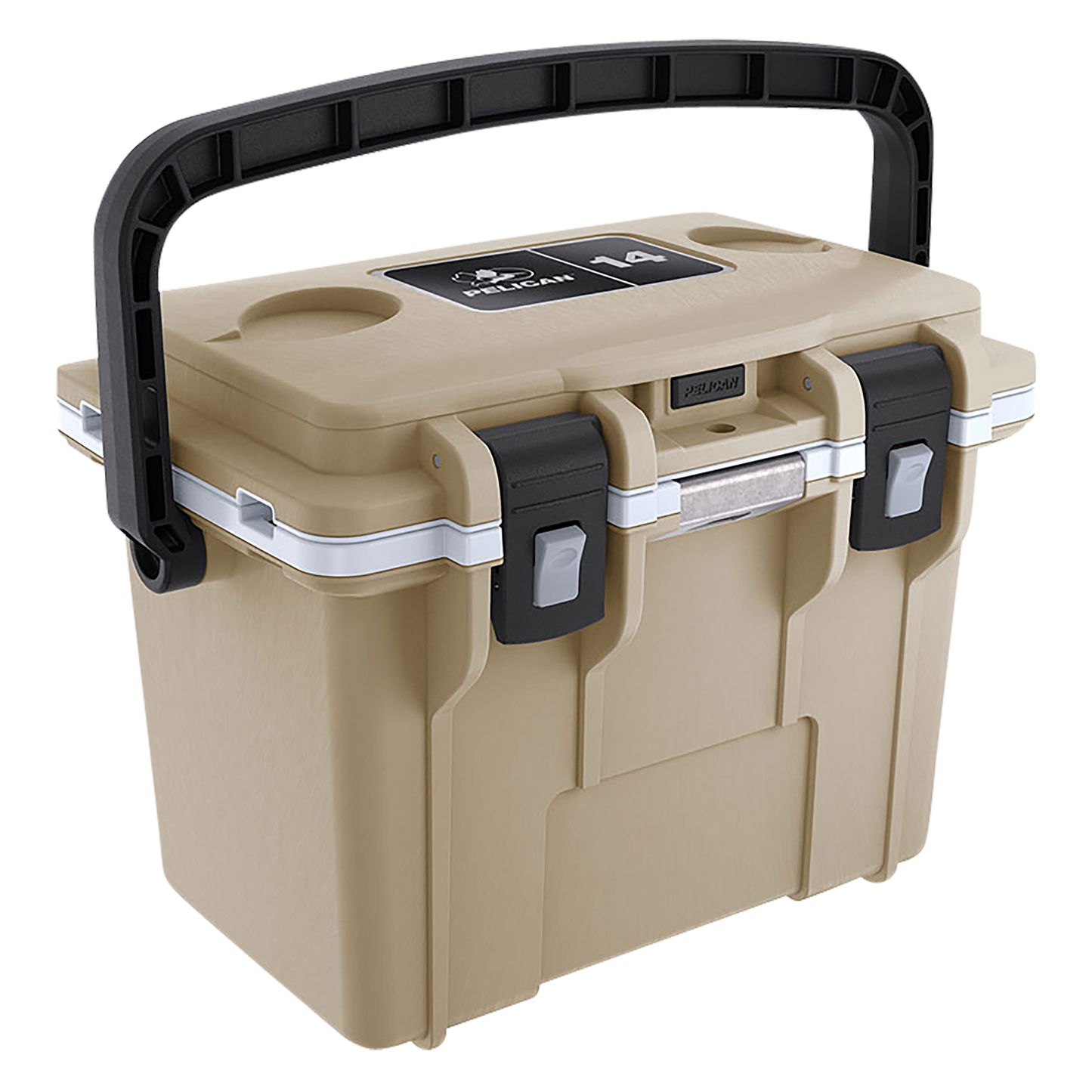 Pelican Personal Cooler Elite 14QT Tan/white