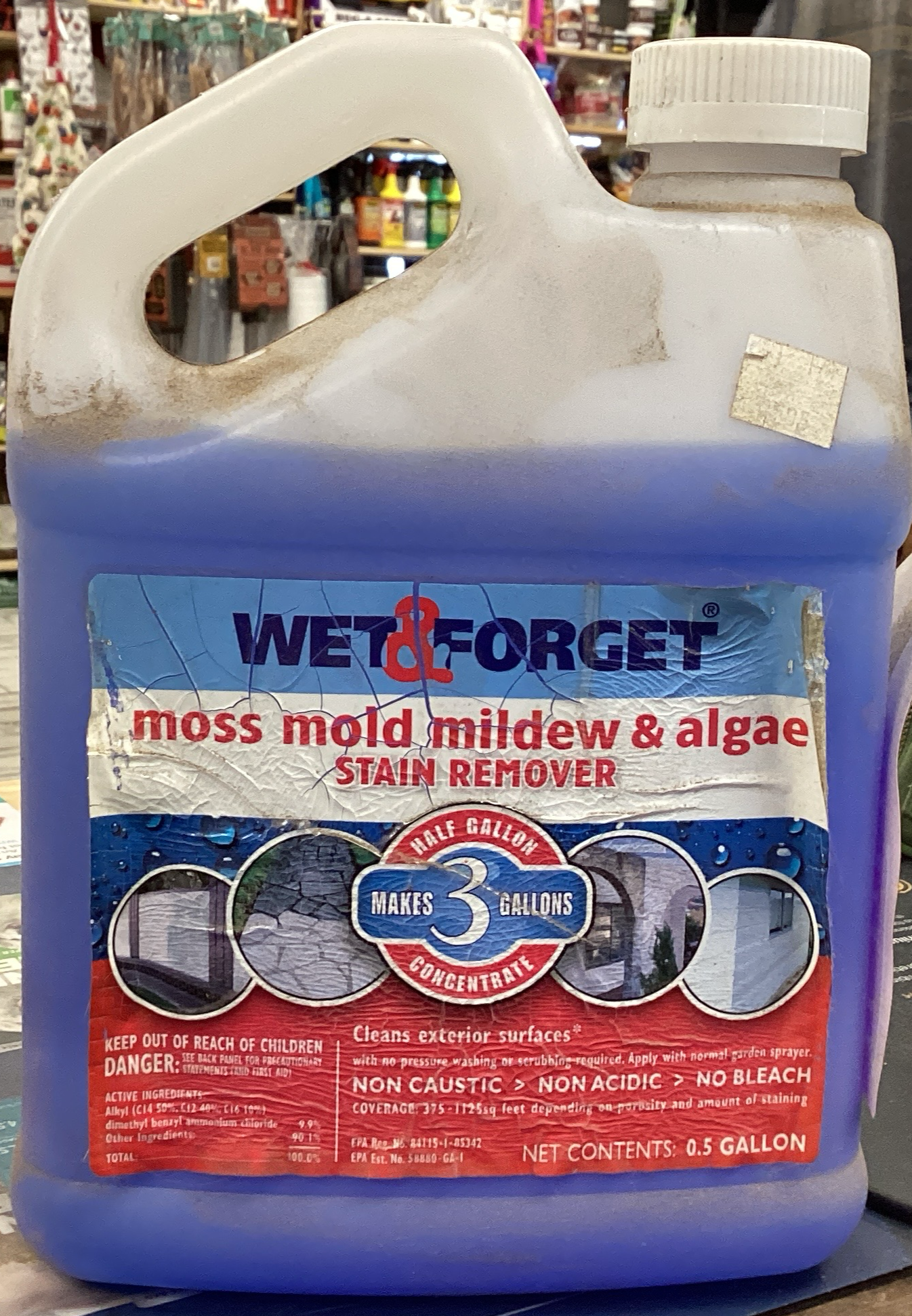 Wet & Forget Stain Remover
