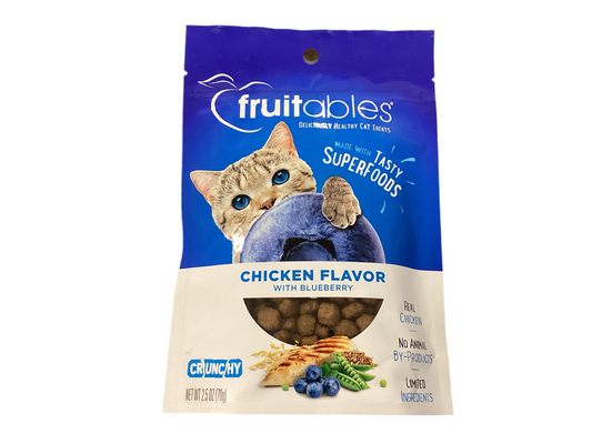 Cat Fruitables Treat Blueberry/Chicken 2.5oz
