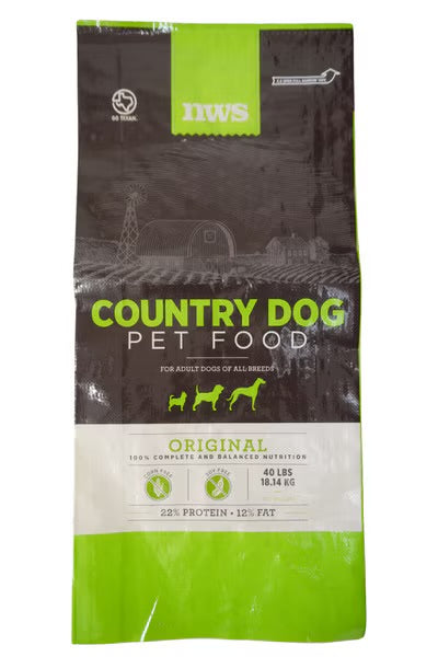 Country Dog Food 22/12  40lbs.