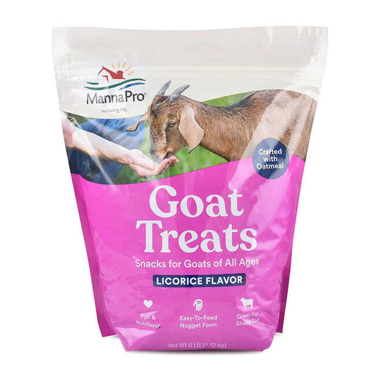 Manna Pro Goat Treat Licorice Flavor Treats  6lbs