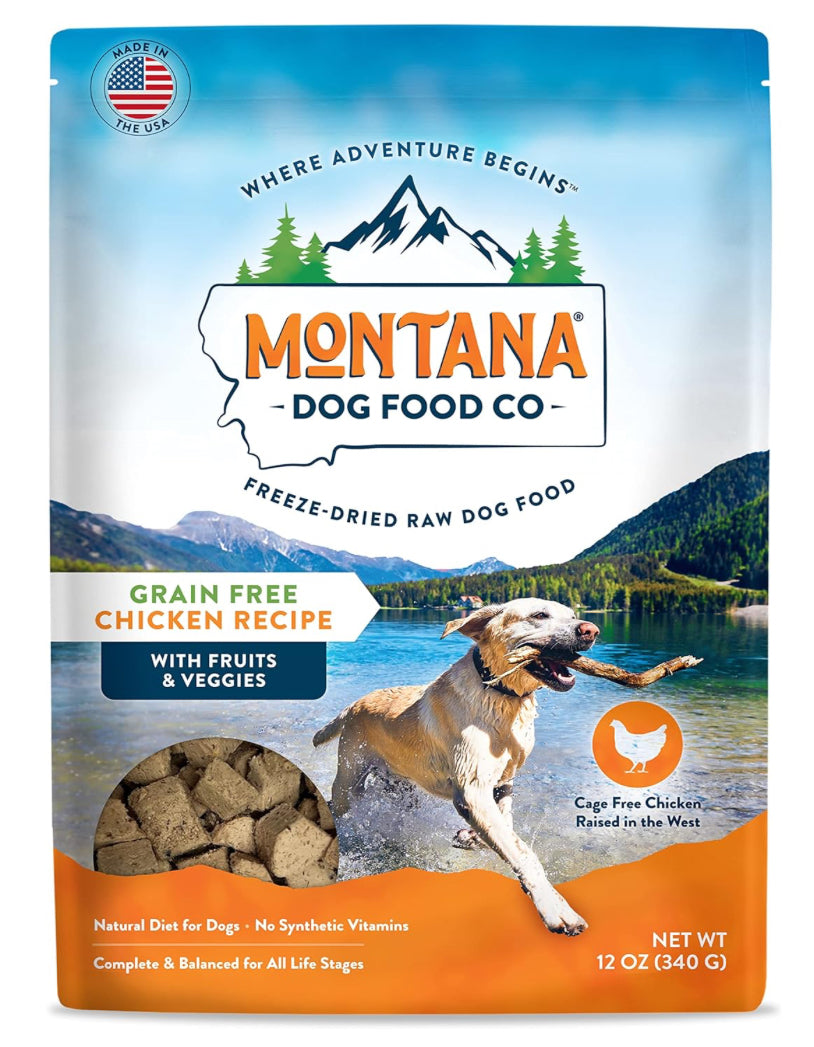 Montana Freeze Dried Raw Dog Food Chicken