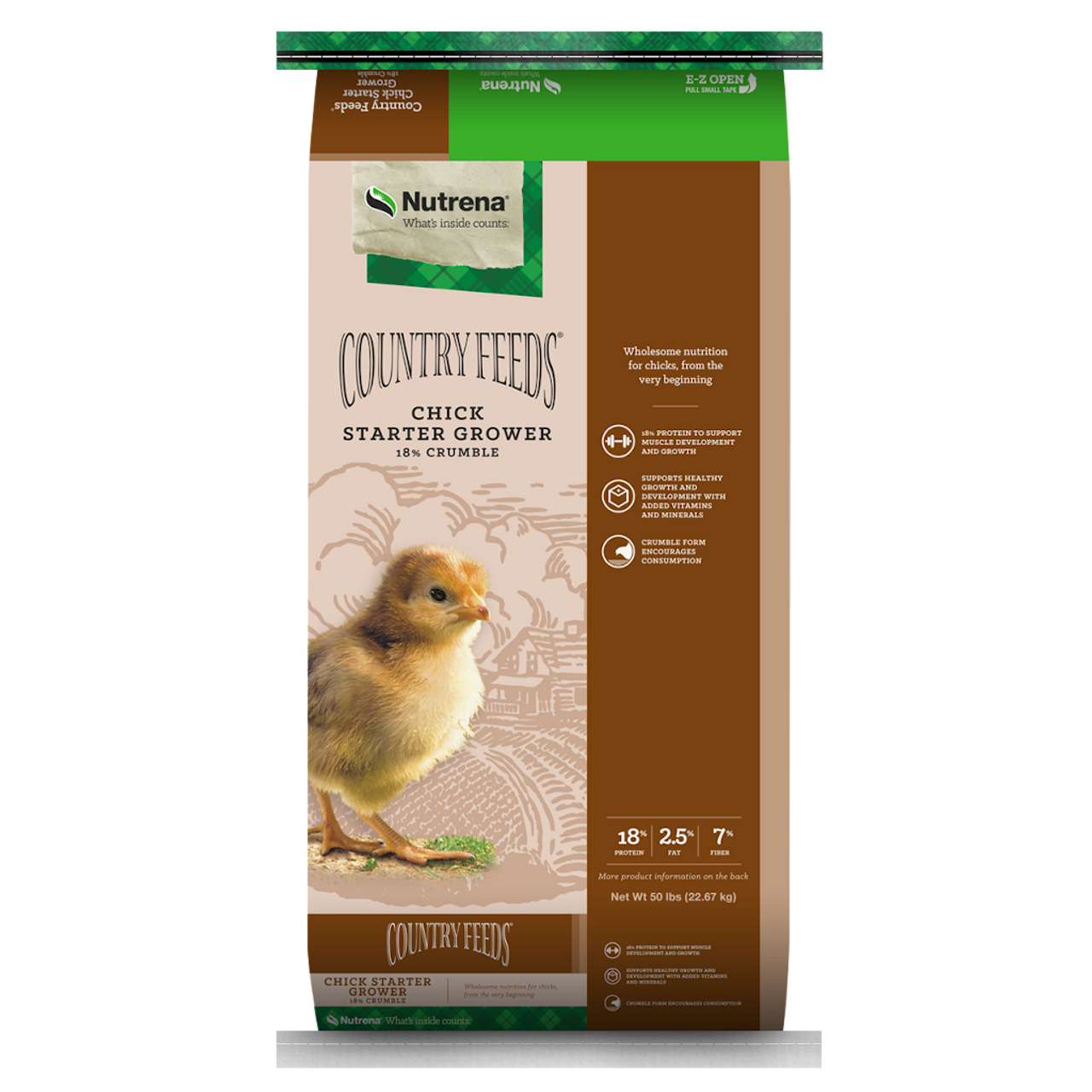 Nutrena NatureWise Chick Starter-Grower 18% 50lbs.