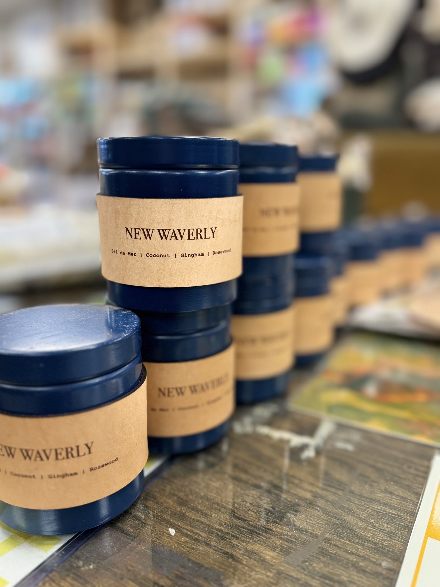 New Waverly Soy Candle Tin