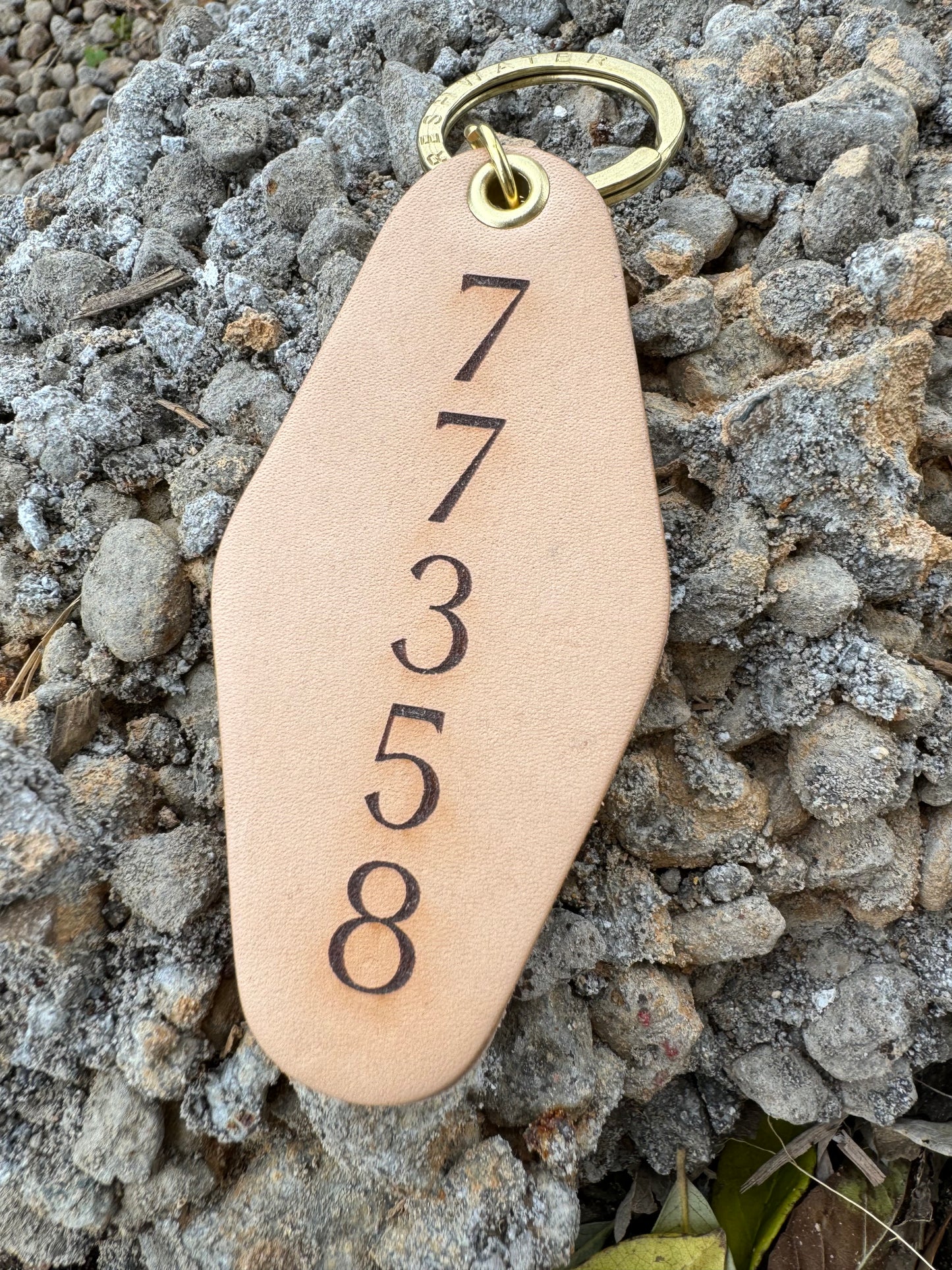 New Waverly Zip Code Hotel Keychain