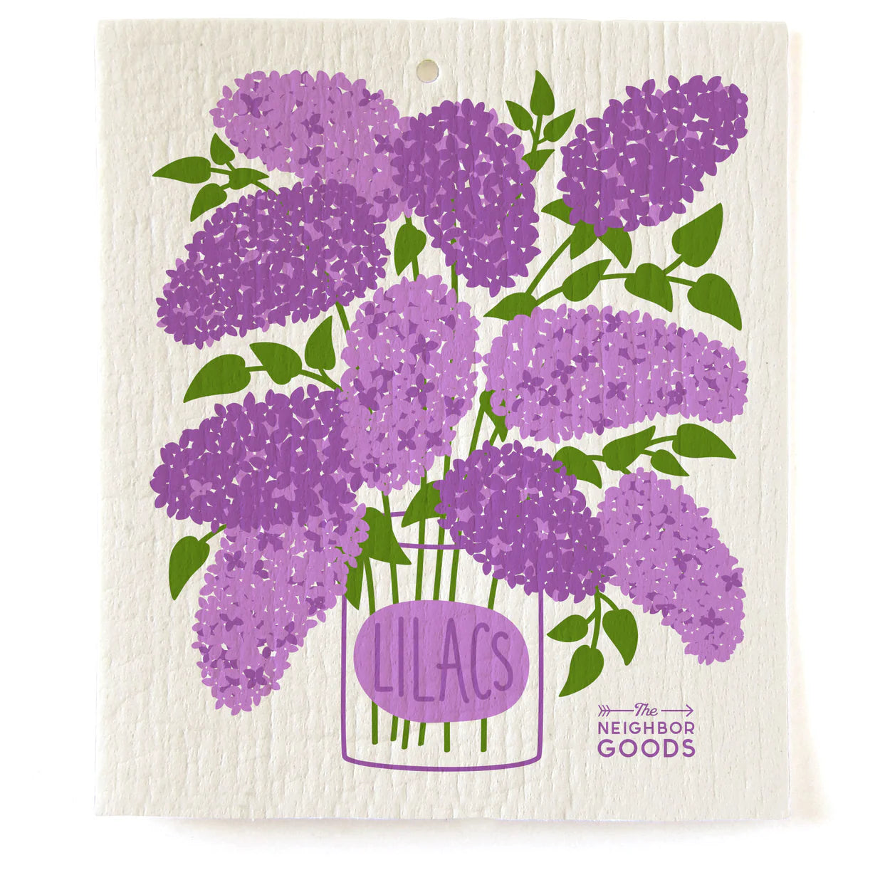 Lilacs Sponge Cloth (2 Pack)