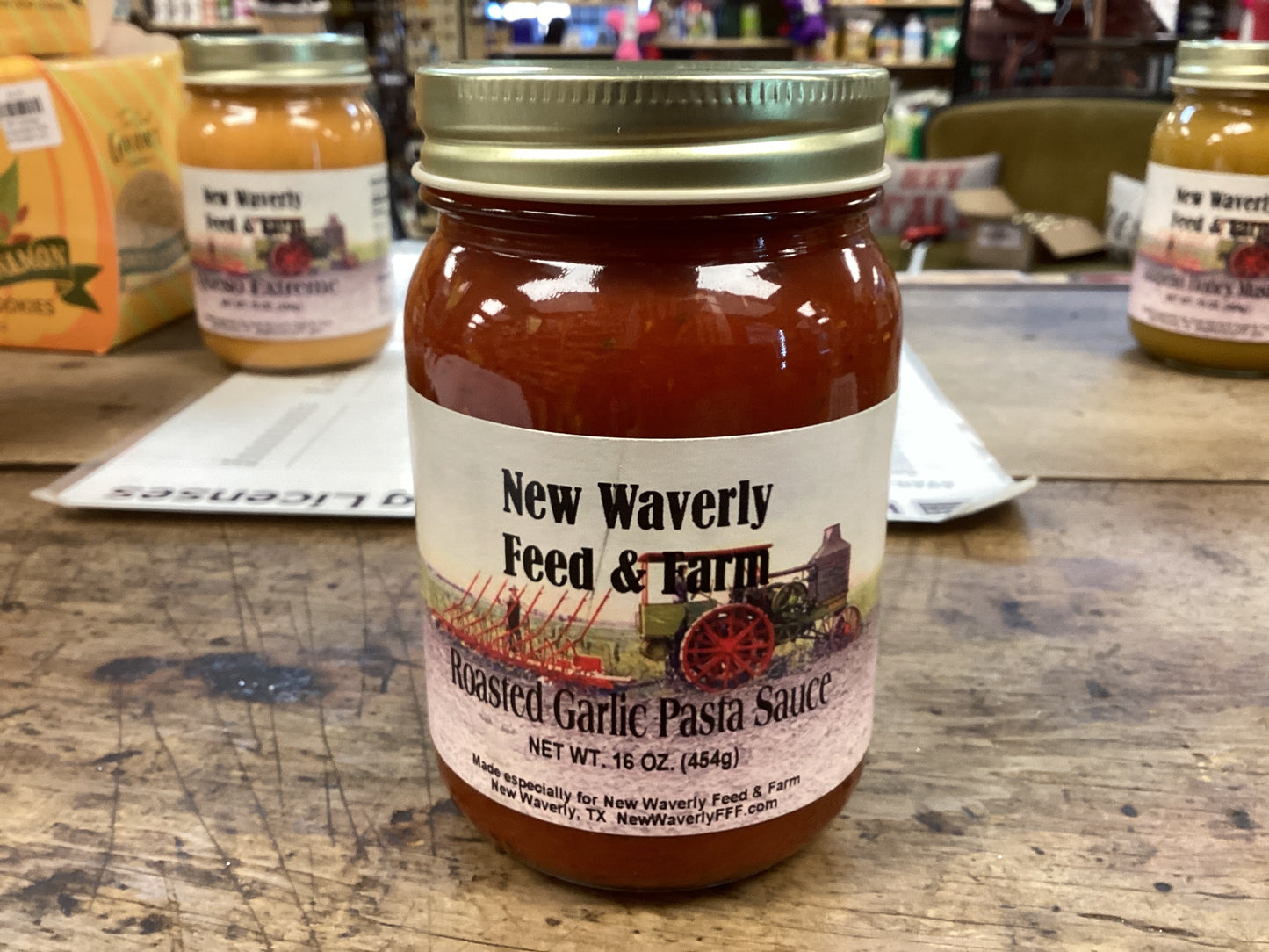 New Waverly Feed Roasted Garlic Pasta Sauce 16oz