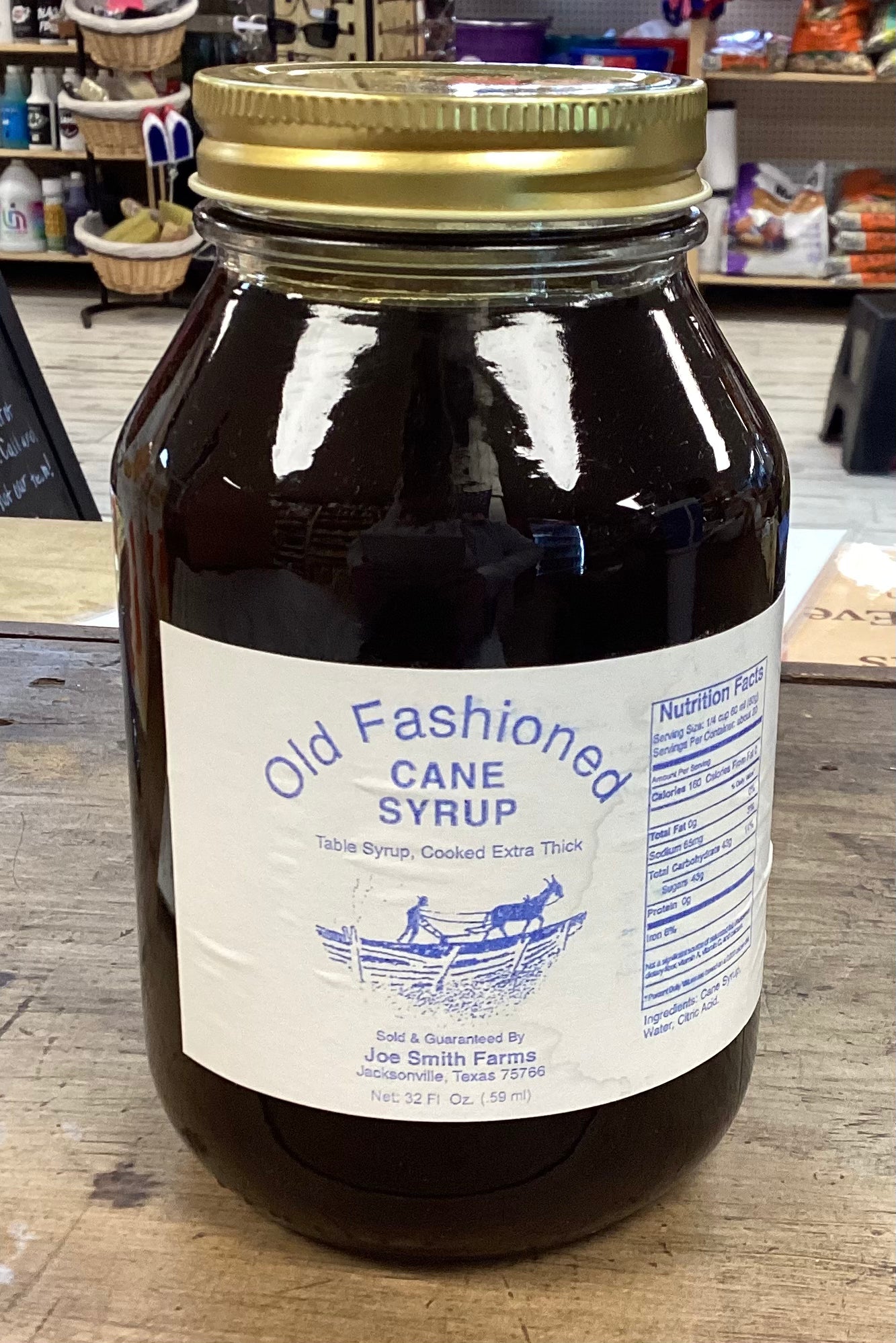 Old Fashioned Cane Syrup 32oz.