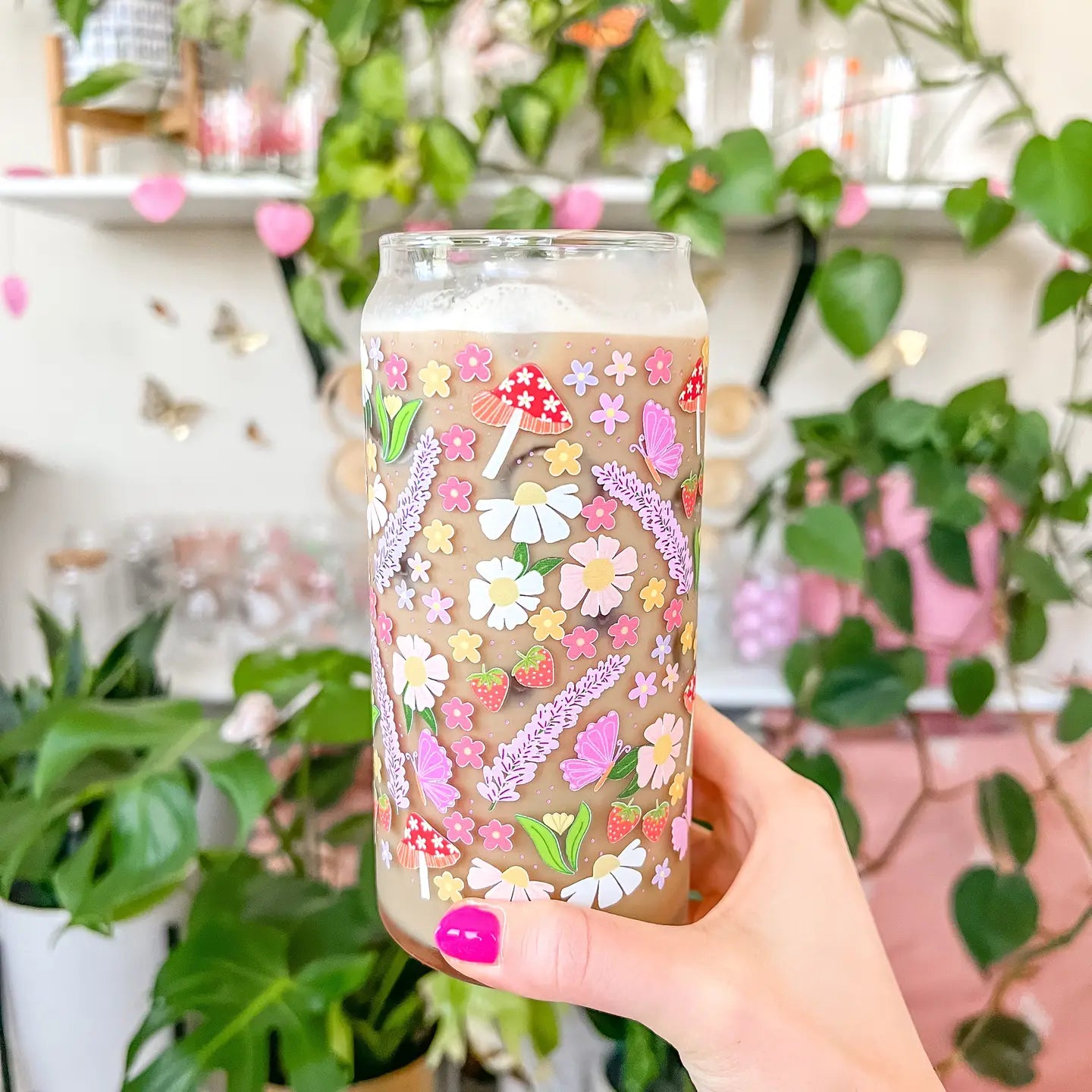 20 oz Colorful Glass