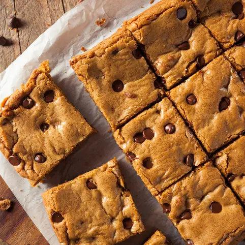 Gluten Free Oatmeal Blondie W/Coconut & Dark Chocolate Chips