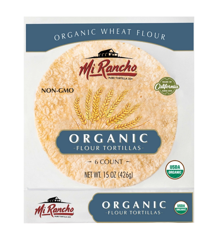 Mi Rancho Organic Burrito Tortilla 6pk