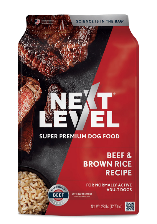 Next Level Beef & Brown Rice 28lbs