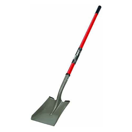 Tru Built Long Fiberglass Handle Square-Point Shovel, 16 gauge - 47