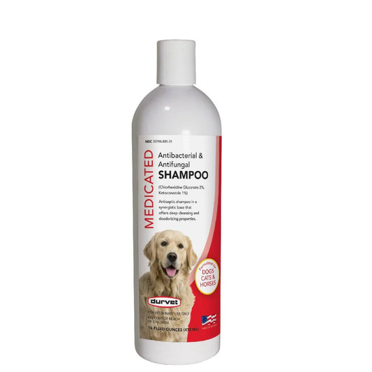 Antibacterial & Antifungal Shampoo 16oz Durvet