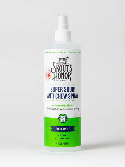 Super Sour AntiChew Spray 16oz Skout's Honor