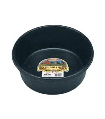 Round Feed Pan 4 Quart little Giant