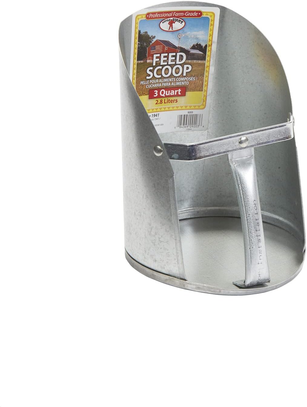 Feed Scoop Metal 3 Qt Little Giant