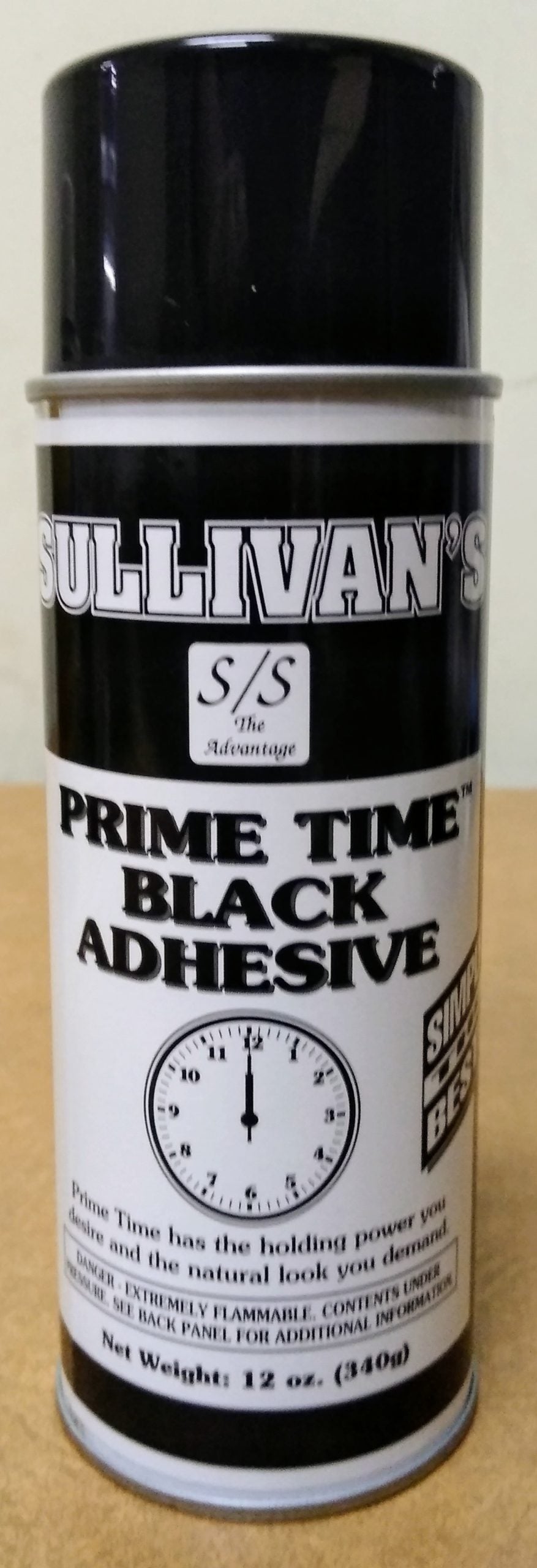 Prime Time Black Adhesive 12oz Sullivan's