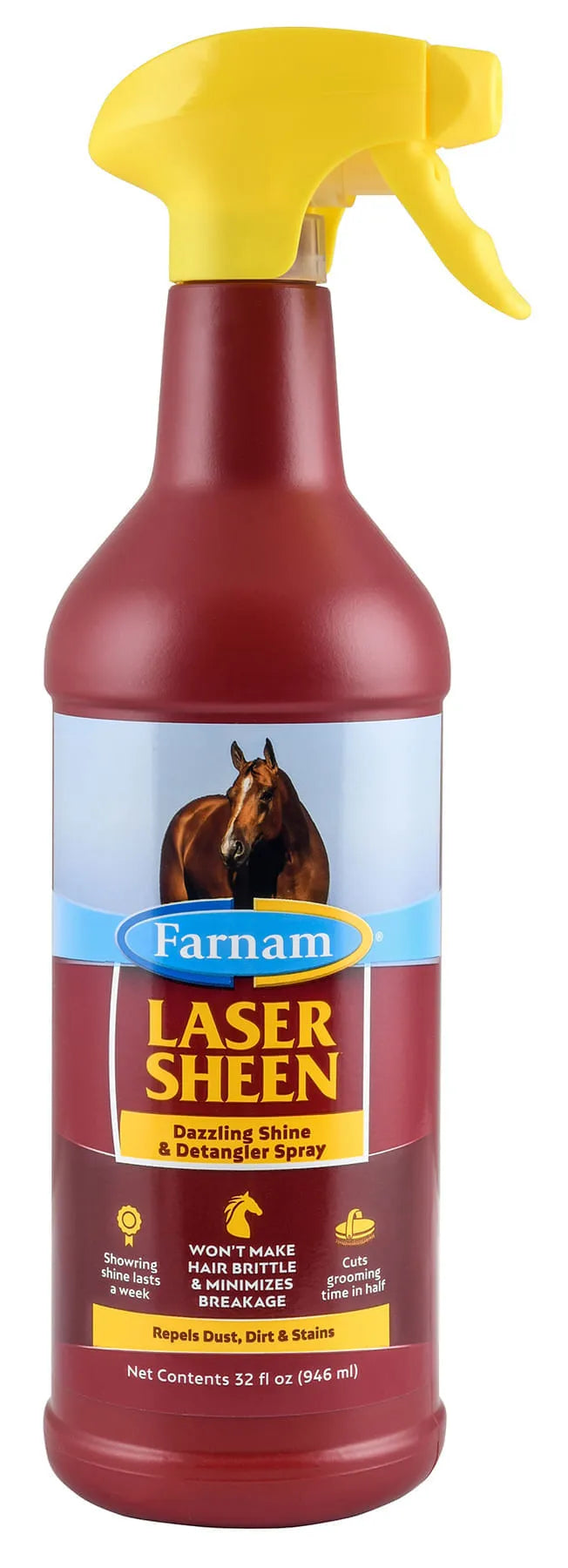 Laser Sheen Spray Bottle 32oz Farnam